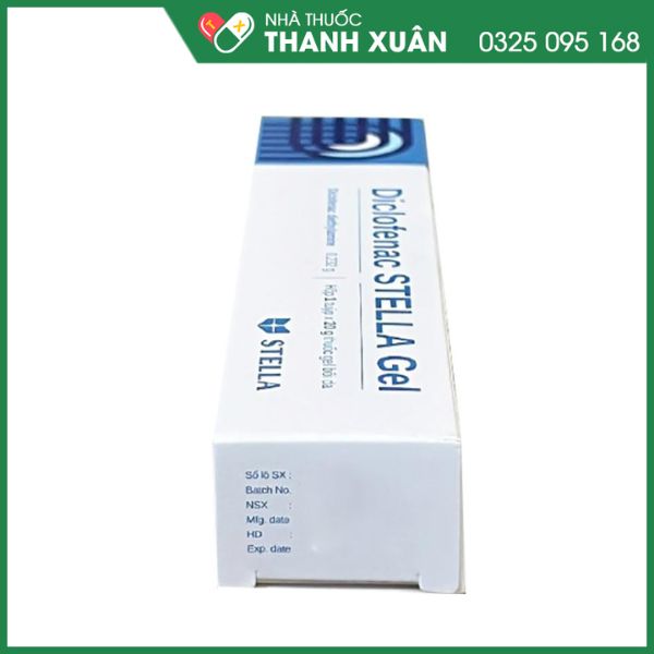 Diclofenac Stella Gel thuốc bôi giảm đau, giảm viêm